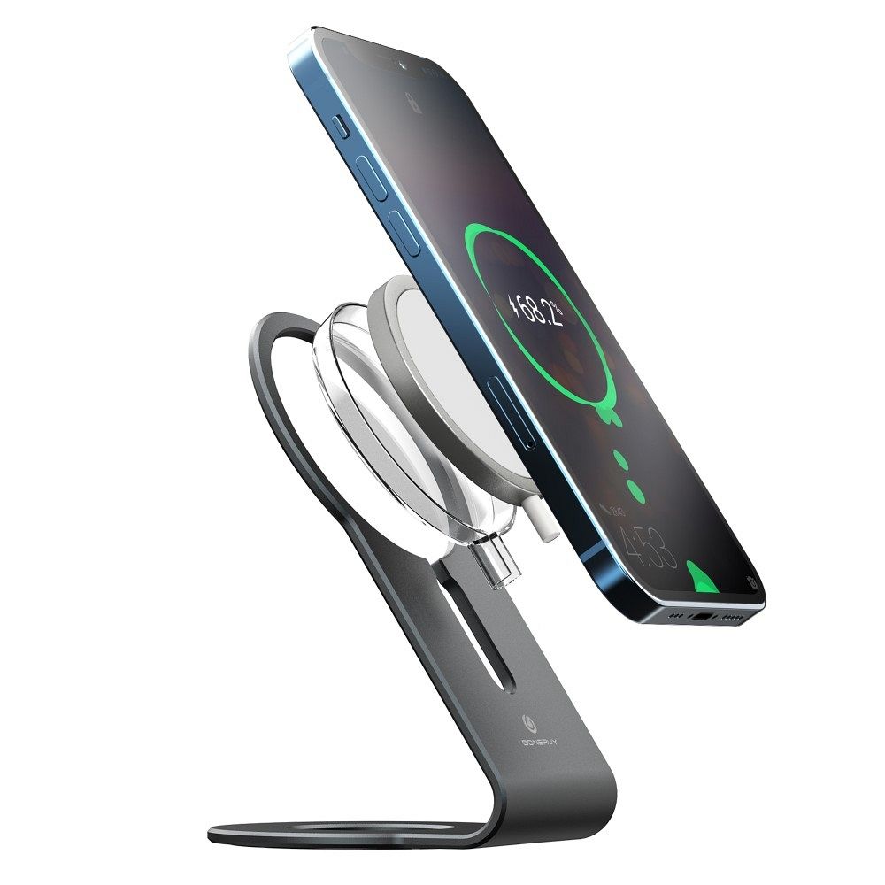Wireless charger stand (gray)