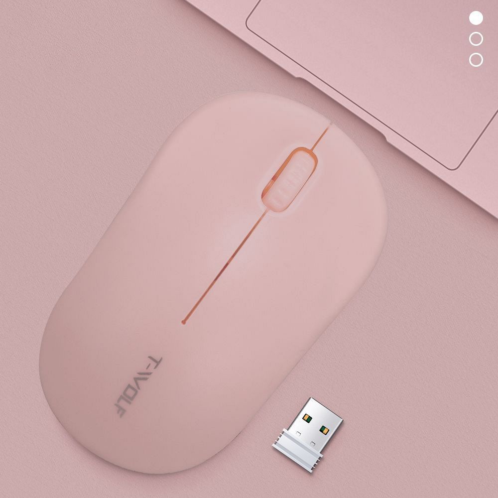 Bežični miš Q4 Quiet 2.4G (Pink)