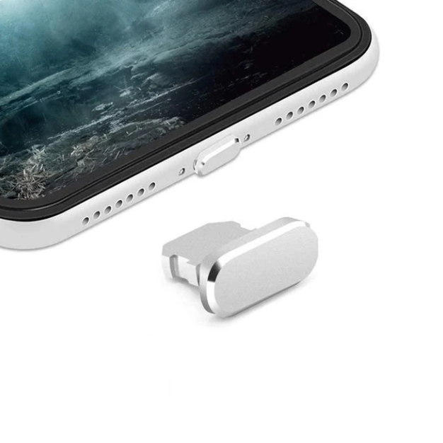 iPhone töltő port védelem - Silver