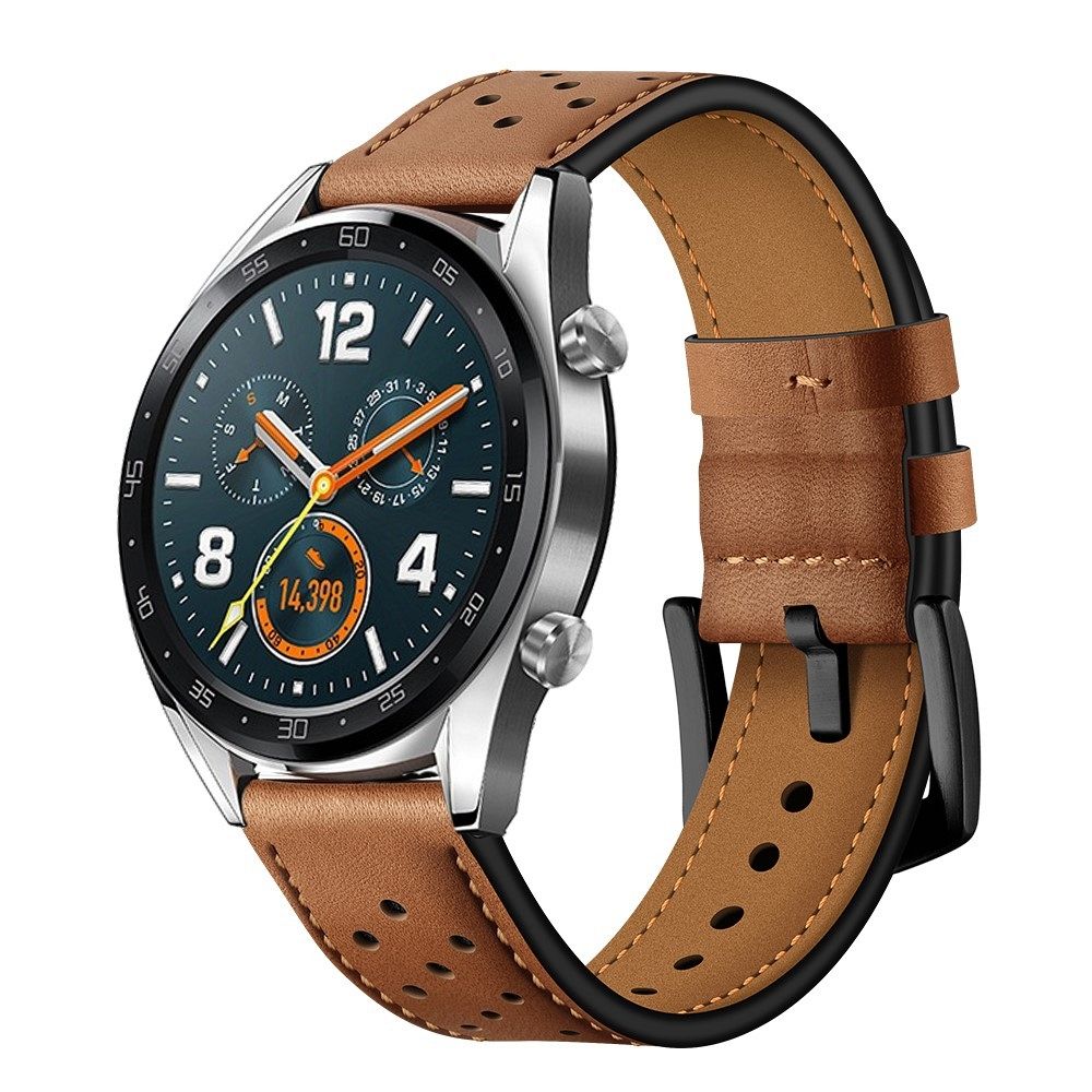 Premium lether belt for Huawei Watch GT / GT 2 (brown)