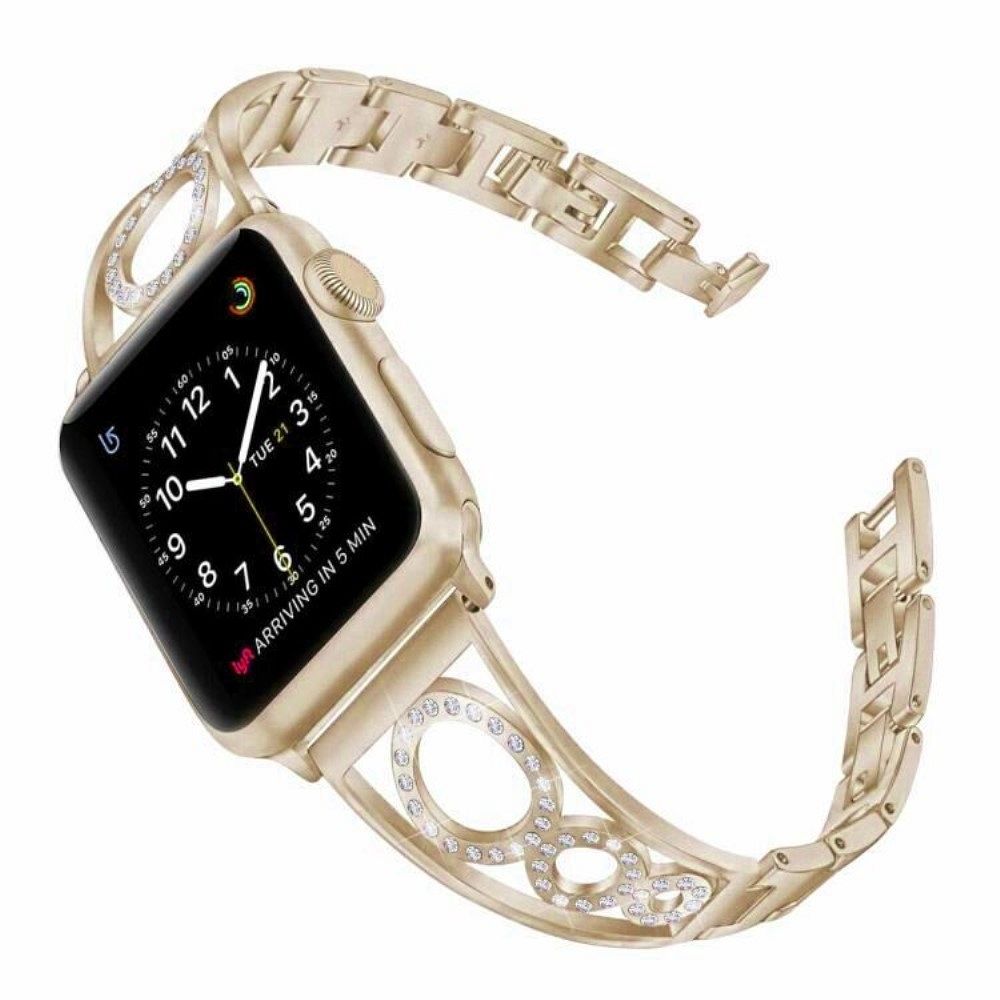 Belt Rhinestone  (gold) for Apple Watch 1 / 2 / 3 / 4 / 5 / 6 / 7 / 8 / 9 / SE 42/44/45 mm 