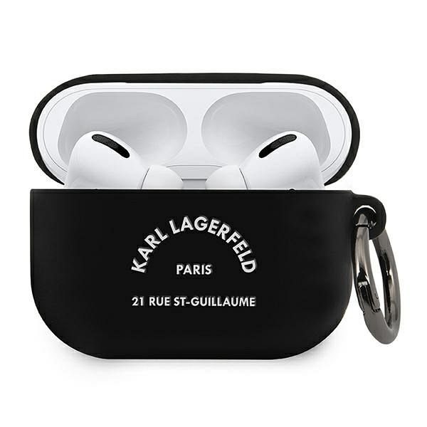 Maska KARL LAGRFELD (black Silicone RSG) za AirPods Pro
