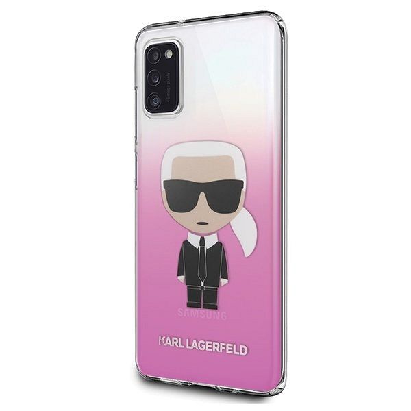 Samsung Galaxy A41 KARL LAGERFELD (pink and white) Icone KL tok