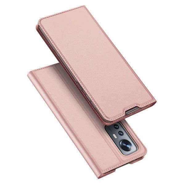 Xiaomi 12 Dux Ducis Skin Pro (rose gold) flip tok