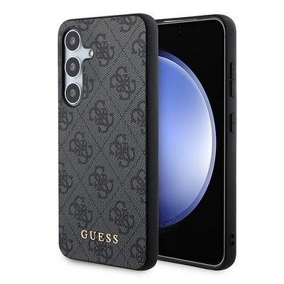 Guess Metal Gold Logo for Samsung Galaxy A35 - black tok