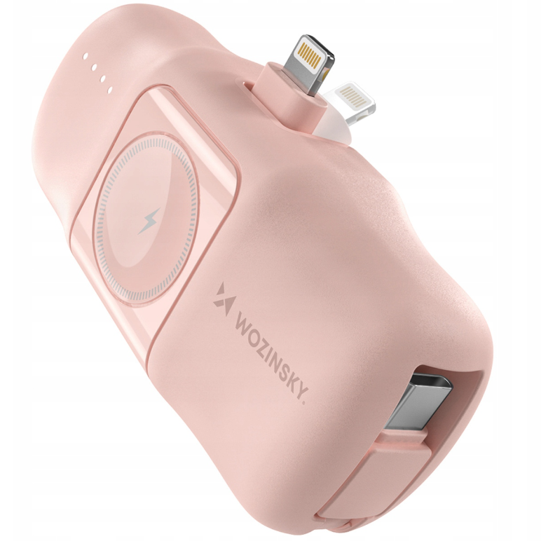 Wozinsky mini power bank 5000mAh (pink) 